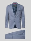 CINQUE Regular Fit Anzug mit Viskose-Anteil Modell 'Ponza' Dunkelblau
