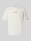 PEGADOR Oversized T-Shirt aus Baumwolle Modell 'Stavoren' Hellgrau