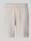 Champion Shorts mit Strukturmuster und elastischem Bund Beige