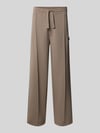 HUGO Comfort Fit Sweatpants aus Baumwoll-Mix Modell 'DROSPANT' Hellbraun