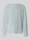 BOSS Orange Regular Fit Langarmshirt aus Baumwoll-Mix Modell 'WE-TEMPEST' Eisblau