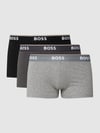BOSS Trunks mit elastischem Logo-Bund im 3er-Pack Dunkelgrau