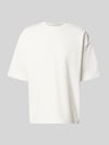 REVIEW Relaxed Fit T-Shirt mit Strukturmuster Offwhite