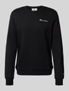 Champion Bluza z wyhaftowanym logo Czarny