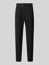Lindbergh Straight Fit Stoffhose mit Baumwoll-Anteil Black