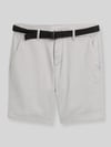 Tom Tailor Denim Regular Fit Chinoshorts aus Baumwoll-Mix Hellgrau