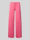 REVIEW Straight Fit Sweatpants mit Tunnelzug Neon Pink