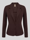 Soyaconcept Slim Fit Blazer mit 2-Knopf-Verschluss Modell 'DANIELA' Dunkelbraun