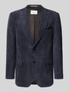 Carl Gross 2-knoops colbert met reverskraag, model 'Theo' Donkerblauw