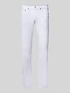 Polo Ralph Lauren Jeansy o kroju slim fit z 5 kieszeniami Biały