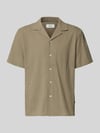 s.Oliver RED LABEL Resort Fit Freizeithemd aus reiner Baumwolle Khaki