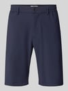 Cruna Straight Fit Shorts mit elastischem Bund Dunkelblau