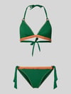 Banana Moon Bikini mit Häkelspitze Gruen
