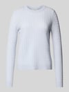Christian Berg Woman Strickpullover aus reinem Kaschmir Hellblau