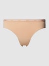 GUESS String met elastische band met logo, model 'DARCEY BRAZILIAN' Beige
