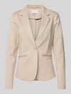 ICHI Slim Fit Blazer mit Paspeltaschen Modell 'KATE' Beige