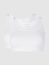 SCHIESSER Bustier met stretch in een set van 2 stuks Wit