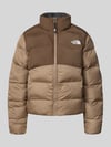 The North Face Kurtka pikowana z kieszeniami zapinanymi na zamek błyskawiczny model 'SAIKURU' Camel