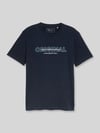 Tom Tailor Denim t-shirt o kroju regular fit z czystej bawełny Ciemnoniebieski