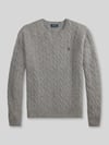 Polo Ralph Lauren Regular Fit Pullover aus Woll-Kaschmir-Mix Dunkelgrau