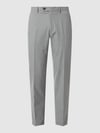 Christian Berg Men Pantalon met ruitmotief Lichtgrijs