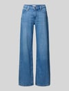 Gina Tricot Wide fit Jeans in 5-pocketmodel met lyocell Blauw