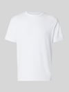 Selected Regular fit t-shirt van katoenmix model 'SPENCER' Wit