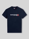 Tommy Jeans Regular Fit T-Shirt aus reiner Baumwolle Marine