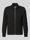 Les Deux Jacke mit Logo-Stitching Modell 'Como' Black