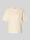 Jake*s Casual Regular Fit T-Shirt mit Rundhalsausschnitt Ecru