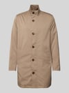 ROY ROBSON Lange jas met opstaande kraag Beige