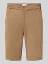 Blend Regular Fit Bermudas Modell 'ADRIAN' Mittelbraun