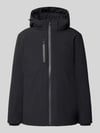 Lindbergh Regular fit jack met logoprint Donkerblauw