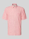 Fynch-Hatton Regular Fit Freizeithemd mit Button-Down-Kragen Rot