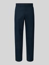 Selected Slim Fit Leinenhose aus Baumwoll-Leinen-Mix Modell 'MILES' Marine