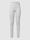 SKINY Legging met labeldetail Lichtgrijs gemêleerd