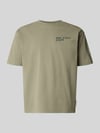 Marc O'Polo DENIM Relaxed Fit T-Shirt aus reiner Baumwolle Taupe