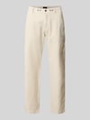 CINQUE Hose aus Leinen-Baumwoll-Mix mit Tunnelzug Beige