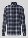 JACK & JONES Regular Fit Freizeithemd mit Kentkragen Modell 'FIELD' Dunkelblau