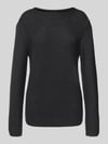 Marc O'Polo Regular Fit Strickpullover aus reiner Baumwolle Dunkelgrau