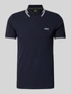 BOSS Green Koszulka polo o kroju slim fit z nadrukiem z logo model ‘Paul’ Granatowy