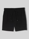 Tom Tailor Denim Relaxed Fit Sweatshorts mit Tunnelzug Black