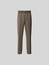 Filippa K Straight Fit Stoffhose mit Woll-Anteil Taupe