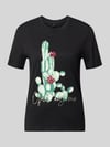 ONLY Slim Fit T-Shirt aus reiner Baumwolle Modell 'KITA' Black