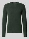 Selected Regular Fit Strickpullover mit Alpaka-Woll-Anteil Modell 'RAI' Dunkelgruen