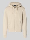 Polo Ralph Lauren Regular Fit Sweatjacke aus reiner Baumwolle Hellgrau
