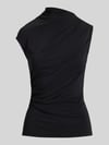 Lauren Ralph Lauren Slim Fit Top mit hochgeschlossenem Kragen BLACK