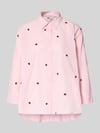 ONLY Relaxed fit overhemdblouse van puur katoen model 'NEW LINA GRACE' Roze