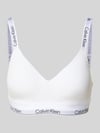 Calvin Klein Underwear Bralette mit Label-Bund Weiss