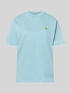 Carhartt Work In Progress T-Shirt mit Label-Stitching Hellblau